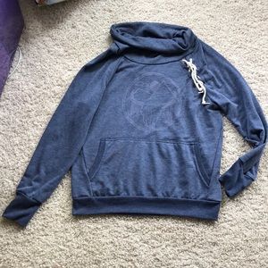 Never worn blue sweatshirt.